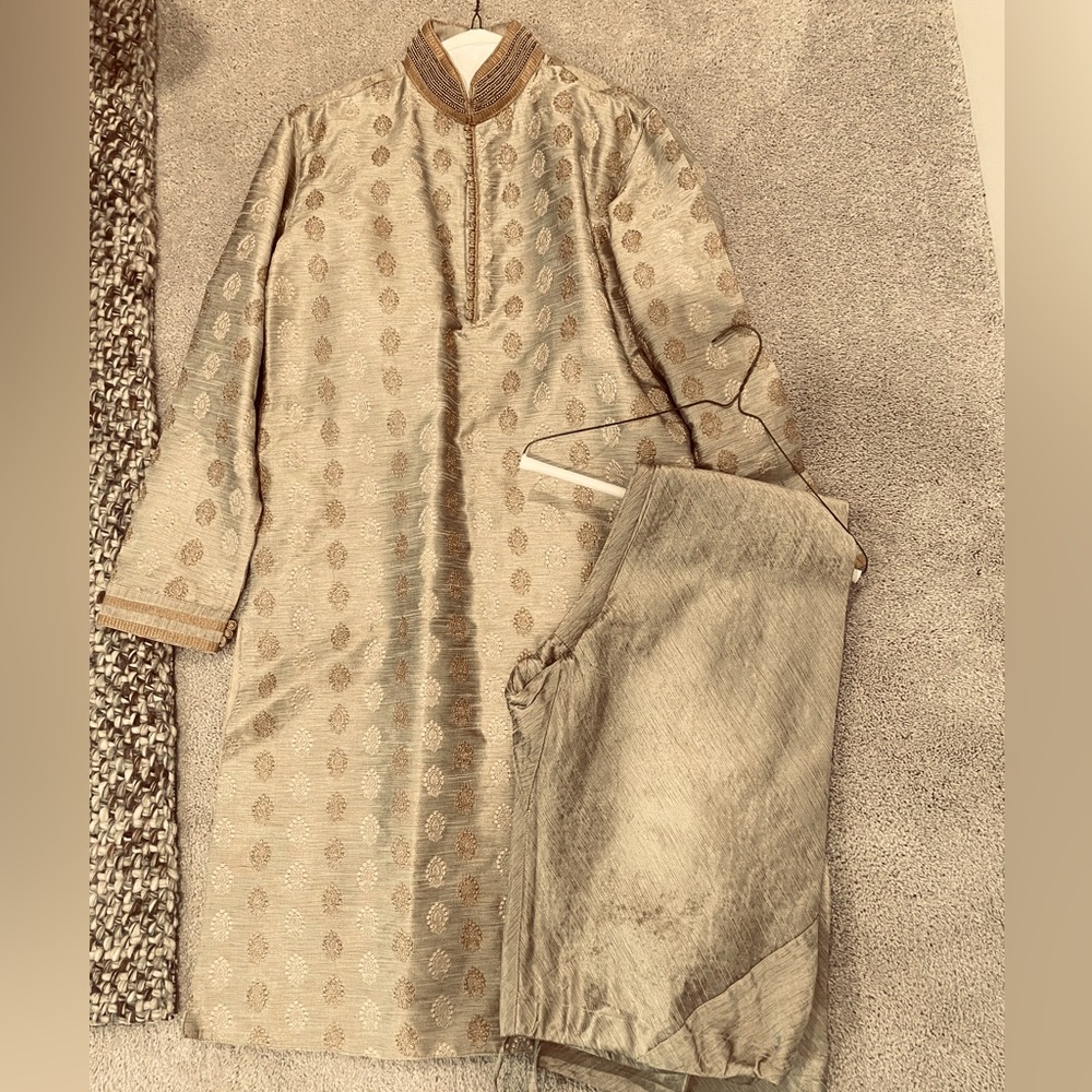 Formal gold Kurta pajama